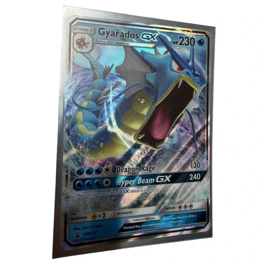Pokemon Gyarados GX SM212 Black Star Promo Sun & Moon Ultra Rare Holo Card